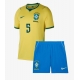 Billige Fotballdrakt Brasil Casemiro #5 Replika Hjemmedraktsett Barn VM 2026 Kortermet (med bukser)